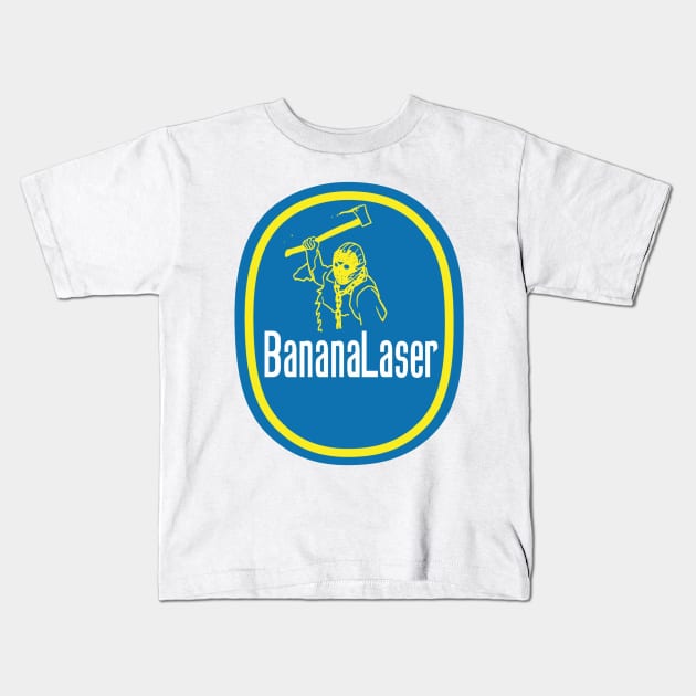 Bananalaser Jason Kids T-Shirt by Horrorphilia